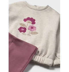 Conjunto legging campana y sudadera bebé-Mayoral