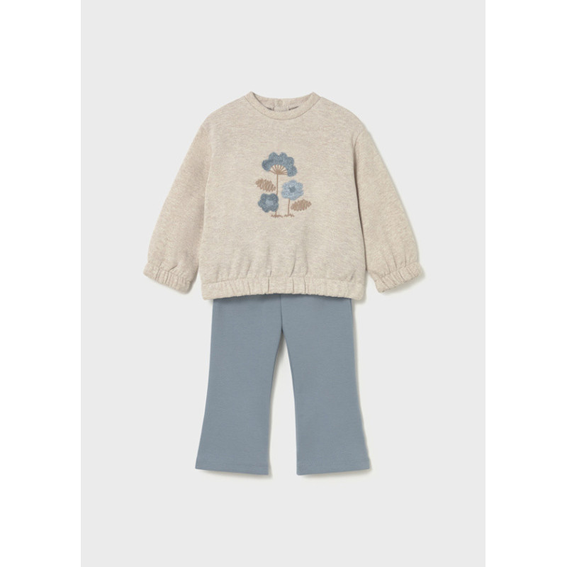 Conjunto legging campana y sudadera bebé-Mayoral