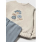 Conjunto legging campana y sudadera bebé-Mayoral
