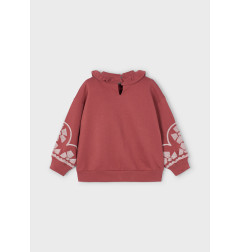 Sudadera cuello volante niña-Mayoral