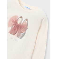 Chándal con camiseta niña maquillaje-Mayoral