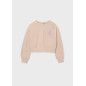 Sudadera flor chica arena-Mayoral