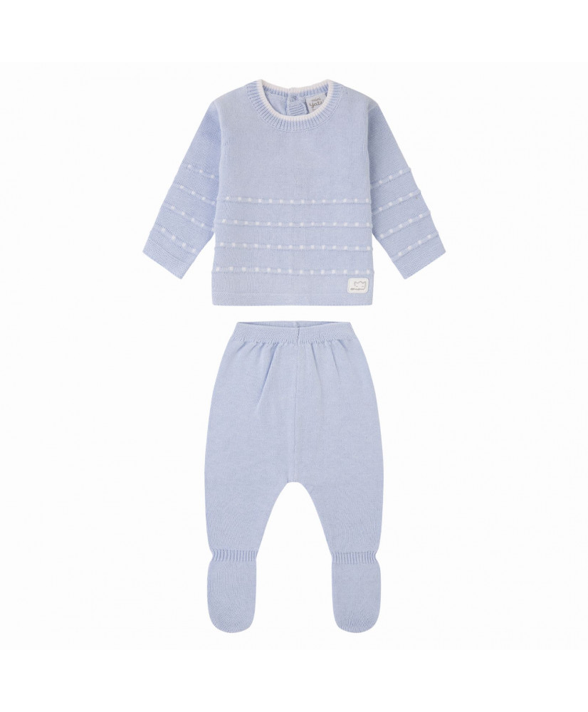 Conjunto Hilo Celeste Empolvado Yatsi