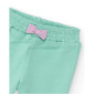 Conjunto de sudadera blanca y pantalón verde agua para niña-Tuc Tuc