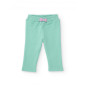 Conjunto de sudadera blanca y pantalón verde agua para niña-Tuc Tuc