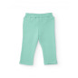 Conjunto de sudadera blanca y pantalón verde agua para niña-Tuc Tuc