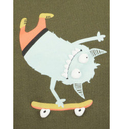Sudadera Monstruitos niño-Blue Seven
