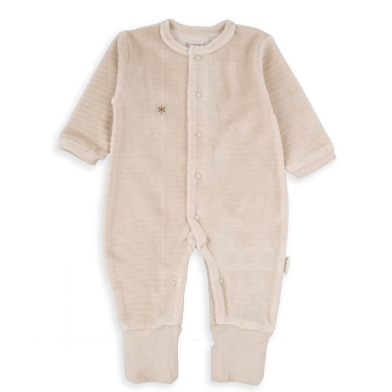 Pelele Manga Larga Beige-Babybol