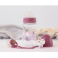 Set biberón, chupete y pinza rosa-Kiokids