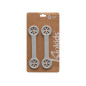 Sujeta baberos gris 2 unidades-Kiokids