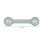 Sujeta baberos gris 2 unidades-Kiokids
