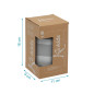 Termo papillero de acero inoxidable 500ml con cuchara gris-Kiokids
