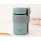 Termo papillero de acero inoxidable 500ml con cuchara sage-Kiokids