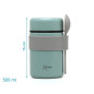 Termo papillero de acero inoxidable 500ml con cuchara sage-Kiokids