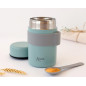 Termo papillero de acero inoxidable 500ml con cuchara sage-Kiokids