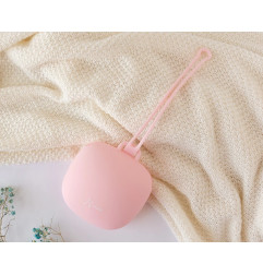 Guardachupetes en silicona rosa-Kiokids