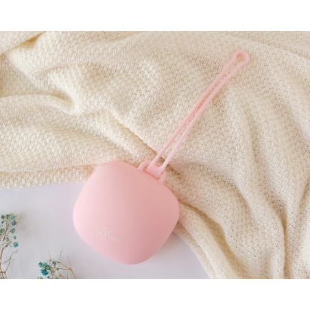 Guardachupetes en silicona rosa-Kiokids