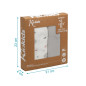 Set 2 muselinas ballenas gris 120x120cm-Kiokids