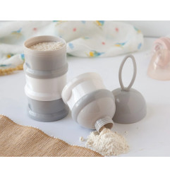 Dosificador torre de leche en polvo grises-Kiokids