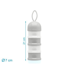 Dosificador torre de leche en polvo grises-Kiokids