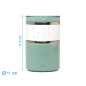 Termo 930 ml acero inoxidable salvia-Kiokids