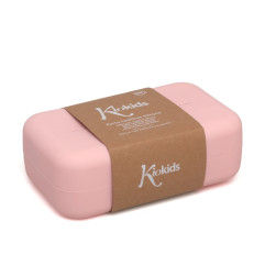 Porta toallitas de silicona rosa-Kiokids