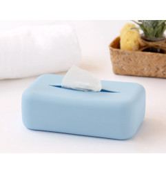 Porta toallitas de silicona azul-Kiokids