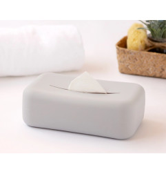 Porta toallitas de silicona gris-Kiokids