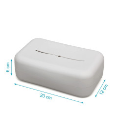 Porta toallitas de silicona gris-Kiokids