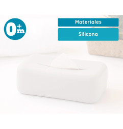 Porta toallitas de silicona gris-Kiokids