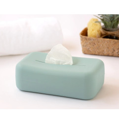 Porta toallitas de silicona salvia-Kiokids