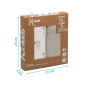 Set 2 muselinas patitos beige 120x120cm-Kiokids