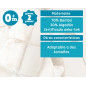 Set 2 muselinas patitos beige 120x120cm-Kiokids