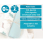Set 2 muselinas dinosaurios sage 120x120cm-Kiokids