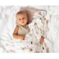 Set 2 muselinas osos marrón 120x120cm-Kiokids
