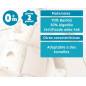 Set 2 muselinas osos marrón 120x120cm-Kiokids