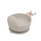 Cuenco de silicona caracol gris-Kiokids