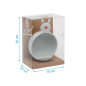 Cuenco de silicona caracol gris-Kiokids