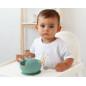 Cuenco de silicona caracol sage-Kiokids