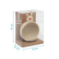 Cuenco de silicona caracol beige-Kiokids