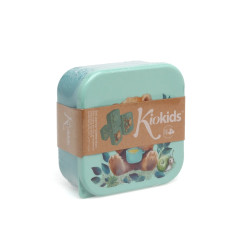 SET PORTA-ALIMENTOS 4 UNIDADES OSO VERDE SALVIA COLECCIÓN "HONEY"-Kiokids