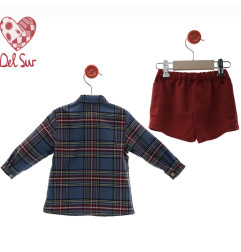 Conjunto Bebé Pantalón Corto"Familia Cintas"- Del Sur
