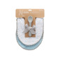 Set azul de dos baberos y cuchara-Kiokids