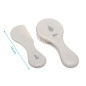 Set de peine y cepillo de cerdas naturales gris-Kiokids