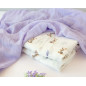 Set 2 muselinas conejitos lavanda 120x120cm-Kiokids
