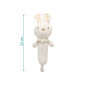 Sonajero peluche conejo 18cm-Kiokids