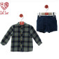 Conjunto Bebe niño pantalón corto "Familia Ganchillo"-Del Sur