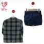 Conjunto Bebe niño pantalón corto "Familia Ganchillo"-Del Sur