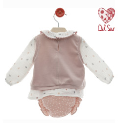 Conjunto Bebé Ranita con Chaleco "Familia Entretelas"-Del Sur