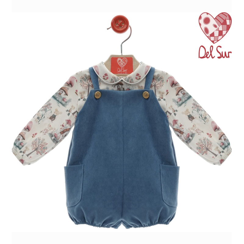 Conjunto Baby Peto Corto "Familia Maniquí"-Del Sur